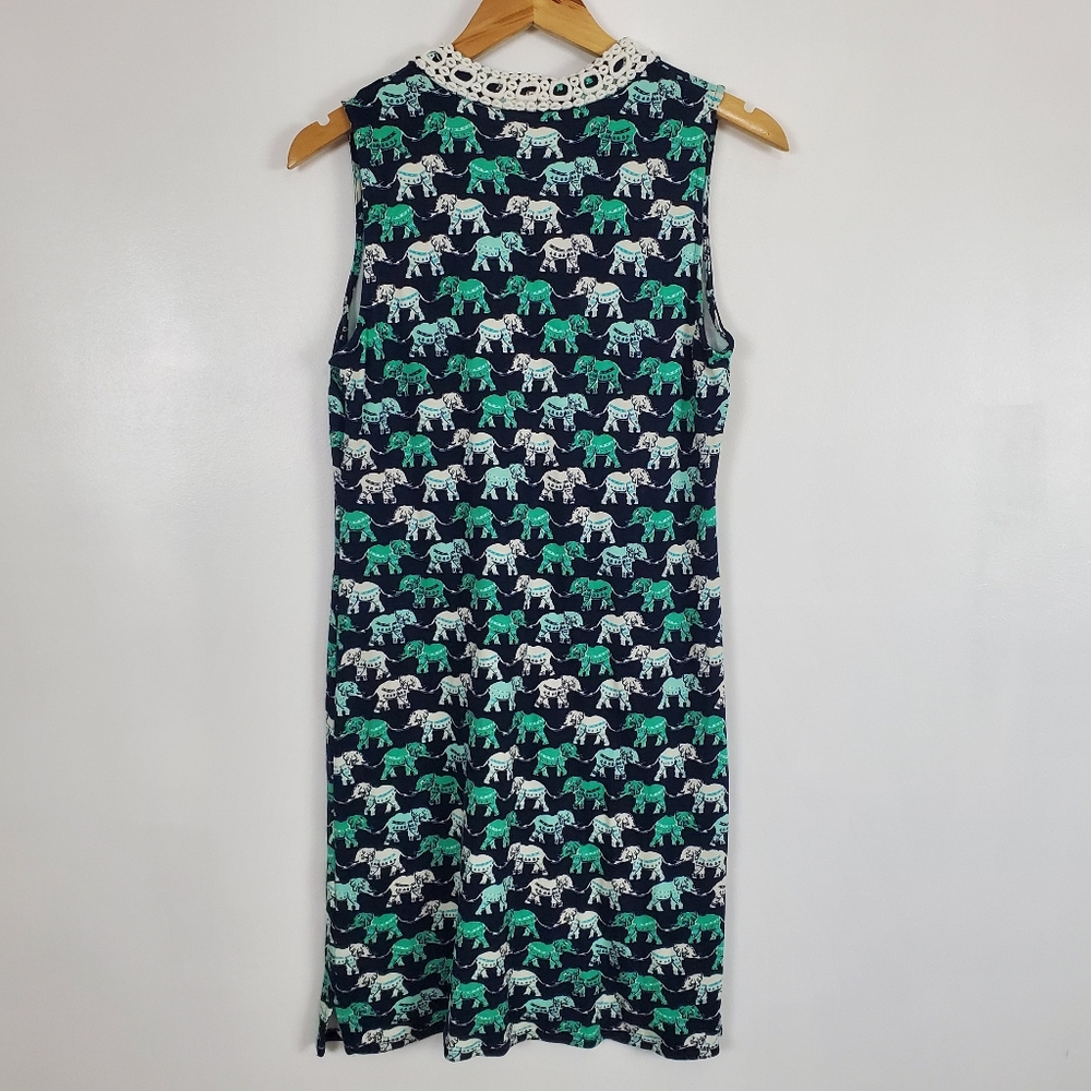 Crown & Ivy sleeveless dress elephant print - Picture 2 of 5